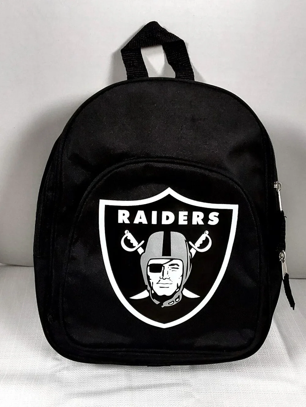 NFL Raiders Black Mini Backpack